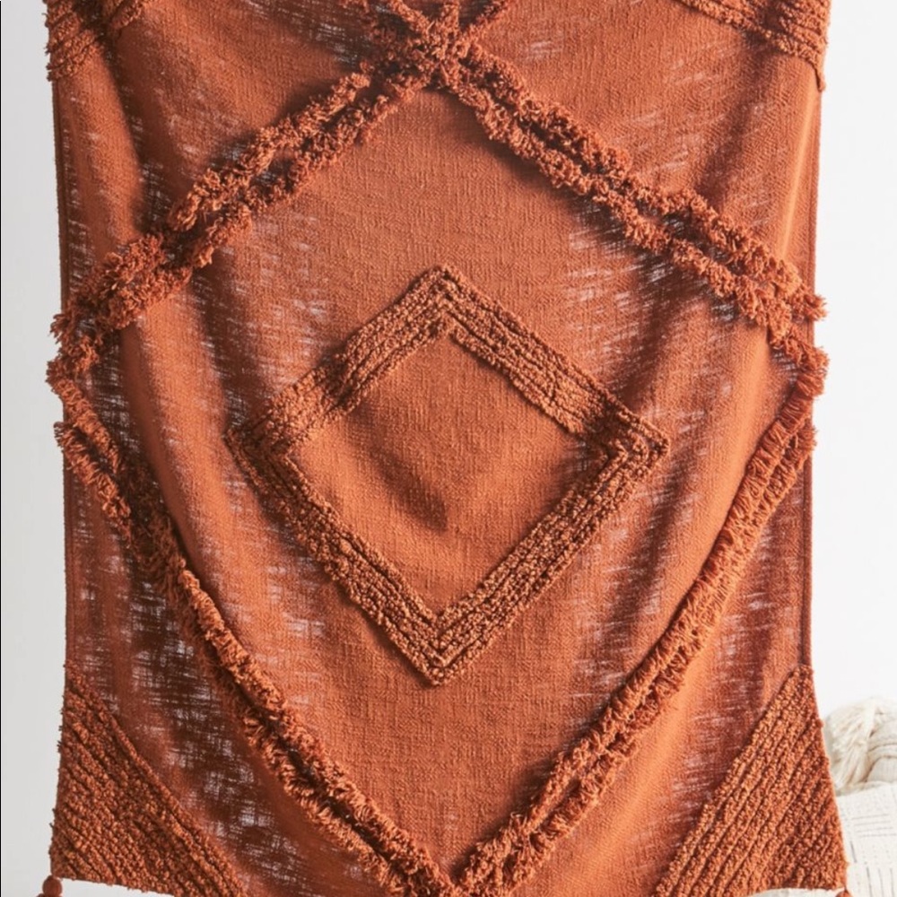 Urban Outfitters Aden Tufted Throw Blanket